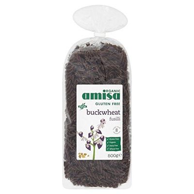 Amisa Organic Gluten Free Buckwheat Fusilli - 500g (1.1lbs)