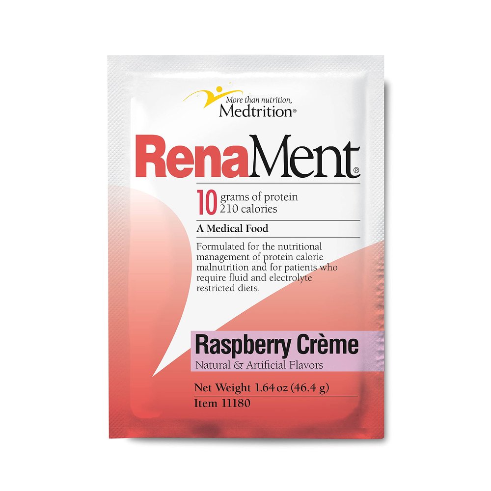 Medtrition Renament Raspberry Crme Protein Powder Shake 1.64 oz 60 Pack