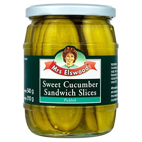 Mrs Elswood Sandwich Slice Cucumbers - 540g (1.19lbs)