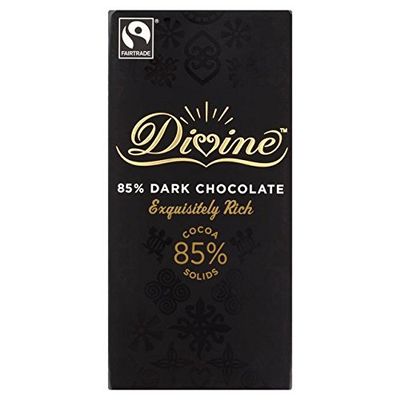 Divine 85% Dark Chocolate - 100g (0.22lbs)