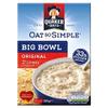 Quaker Oat So Simple Big Bowl Original Porridge - 10 x 39g (0.86lbs) view 1