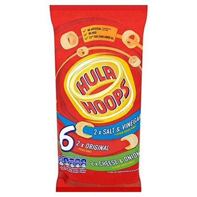 Assorted Hula Hoops 24g x - 6 per pack (0.32lbs)