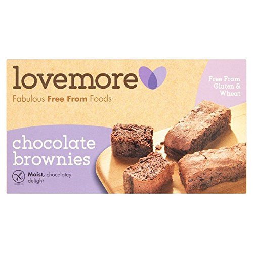Lovemore Gluten Free Chocolate Brownies - 5 per pack x 36g (0.4lbs)