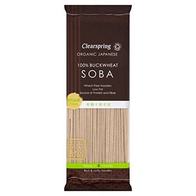 Clearspring Wheat Free Organic 100% Buckwheat Noodles - 200g (0.44lbs)
