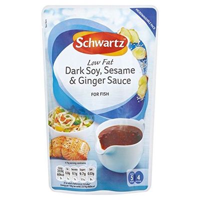 Schwartz Dark Soy, Sesame & Ginger Sauce for Fish - 300g (0.66lbs)