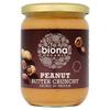 Biona Organic Peanut Butter Crunchy - 500g (1.1lbs) view 1