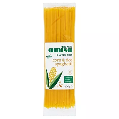 Amisa Organic Gluten Free Corn & Rice Spaghetti - 500g (1.1lbs)