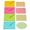 American Greetings Single Panel Blank Cards with Envelopes, Bright Colors, Patterns and Shapes (40-Count) view 2