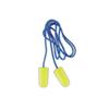 3M 10080529110333 3M 311-1250 E-A-Soft Yellow Neon Disposable Corded Earplugs, OSFA, Blue, One Size Fits All (Pack of 200) view 3