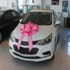 30" Happy Birthday Big Suction Cup Car Bow - Made in USA (Pink) view 1