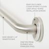 12 inch Seachrome Stainless Steel Bathroom Shower Grab Bar, 1 " Diameter, ADA Compliant, Satin Finish view 3