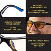 Illumin Night Driving Glasses VECTOR - All-Weather Glasses for Improved Road Safety, Advanced High Optical Quality Anti Glare Lenses view 3
