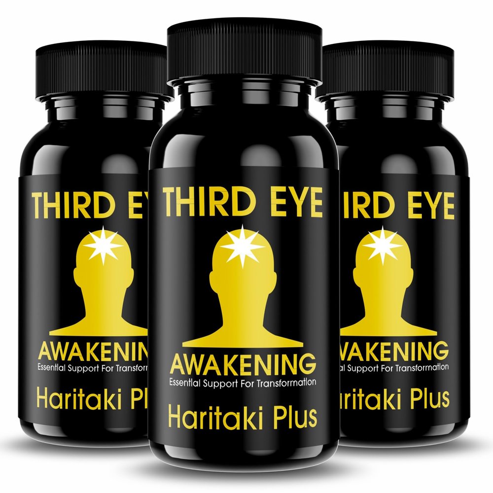 Kailash Herbals Third Eye Awakening  Organic Haritaki Capsules (Terminalia Chebula)  650 mg  100 Vegan Capsules  Ayurvedic Herbal Supplement