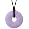 Munchables Donut Chewy Necklace - Sensory Chew Necklace for Strong Chewers (Purple) view 1