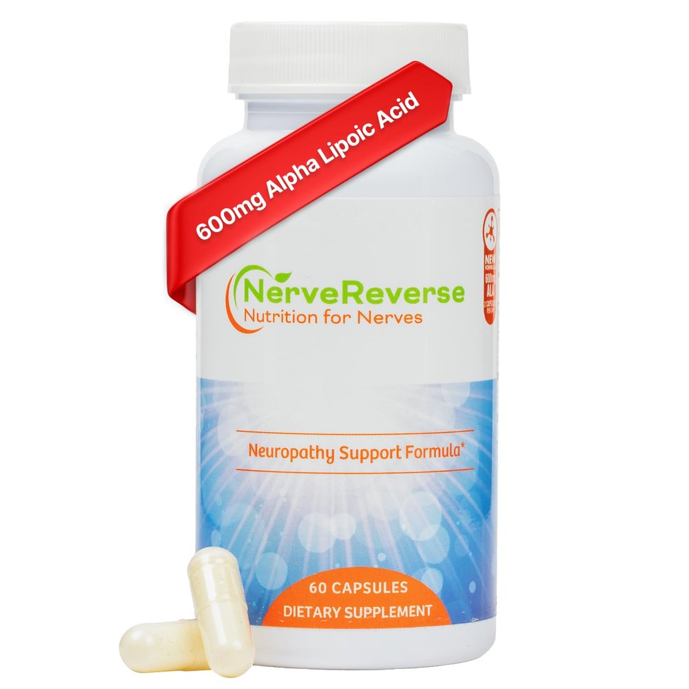 NerveReverse Neuropathy Support Formula Capsules - 3 Pack (3 Bottles) - 90 Day Supply