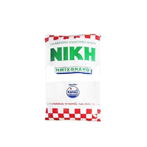 12 Pcs ( BOX ) X 1000 gramms NIKI NIKH KALAS GREEK SALT FROM GREECE
