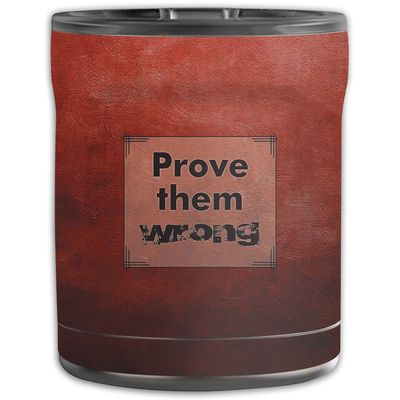MightySkins Skin Compatible with OtterBox Elevation Tumbler 10 oz - Prove Them Wrong | Protective, Durable, and Unique Vinyl wrap Cover | Easy to Apply, Remove, and Change Styles | Made in The USA