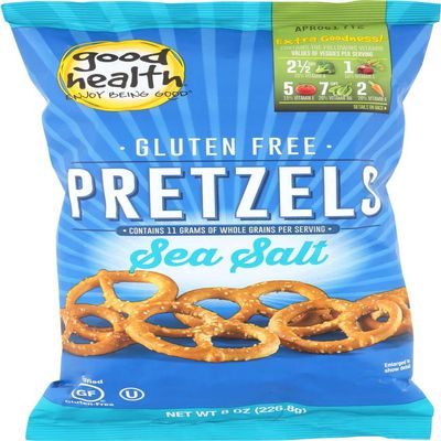 Good Health Gluten Free Sea Salt Pretzels, 8 Ounce Bags (Set of 2)