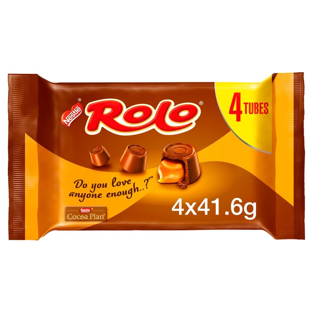 Original Rolo Chocolate Multipack Pack Imported From The UK England British ChocolateNestle Role, 166.4g
