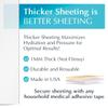 MyNewGel Advanced Silicone Scar Treatment Sheets | Old, New Scars, Surgery, Keloids, C-Section, Burns | 1" x 3" Sheet (3 Count) - Clear view 4