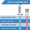 Pill Mill Pill Crusher - Crushes Multiple Tablets to a Fine Powder - Metal Pill Grinder - Tablet Pulverizer Suitable for Travel - Great Feeding Tube use and Pets view 4