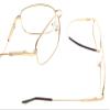 Eyekepper Bendable Memory Titanium 100% UV Production Anti Blue Glare Computer Reading Glasses, Transparent Lenses (Gold,+1.00) view 3