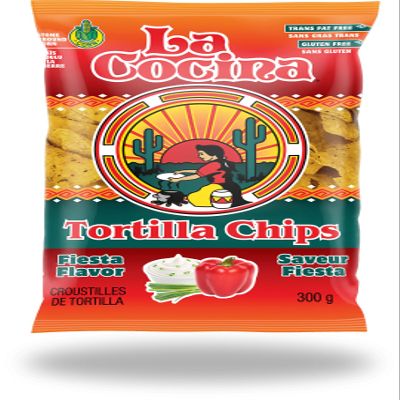 La Cocina Tortilla Chips, 300g/10.6 oz, Fiesta {Imported from Canada}
