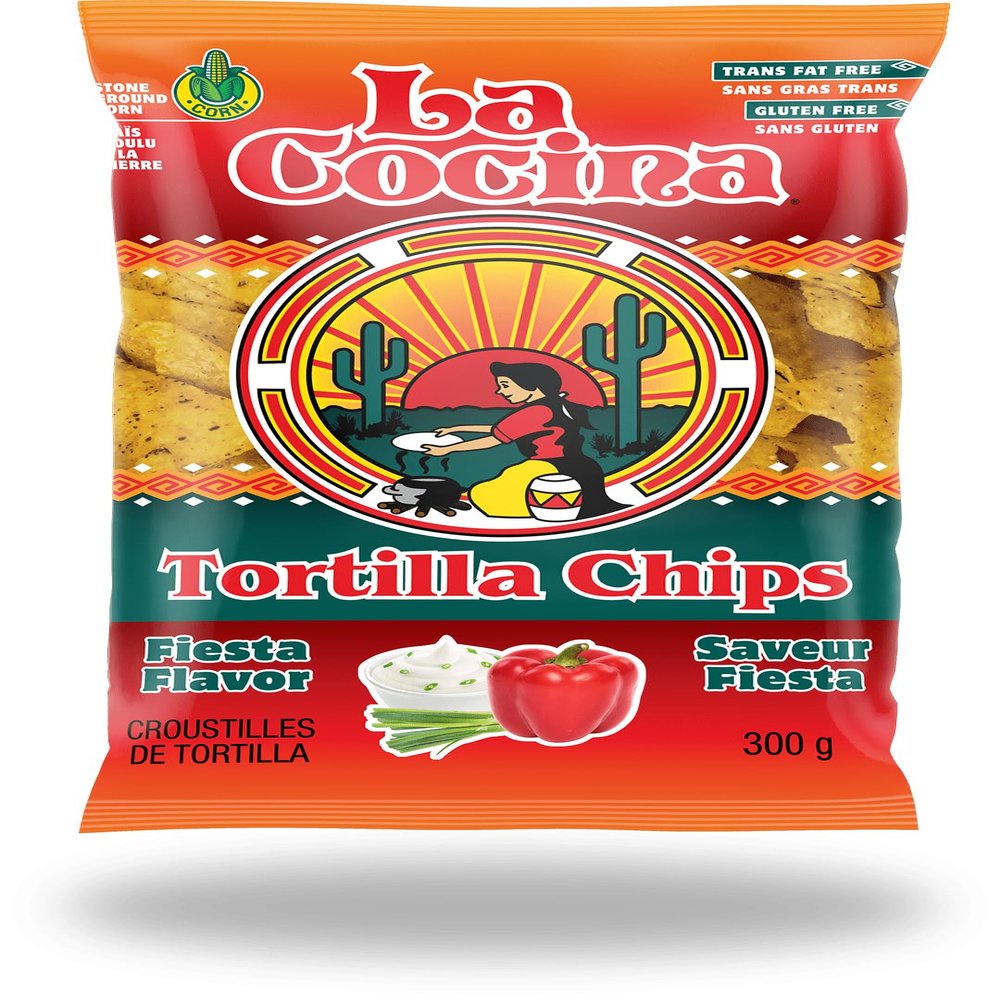 La Cocina Tortilla Chips, 300g/10.6 oz, Fiesta {Imported from Canada}