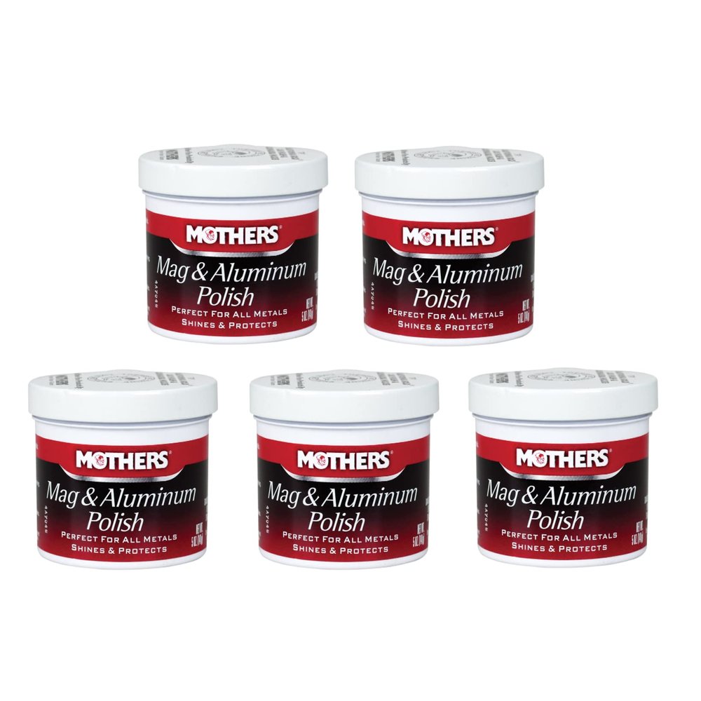 Mothers Mag & Aluminum Polish 5Oz. Car Truck Van Detailing Quantity: 5