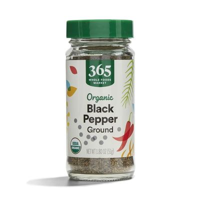 365 by Whole Foods Market, Organic Black Pepper Ground, 1.8 Ounce