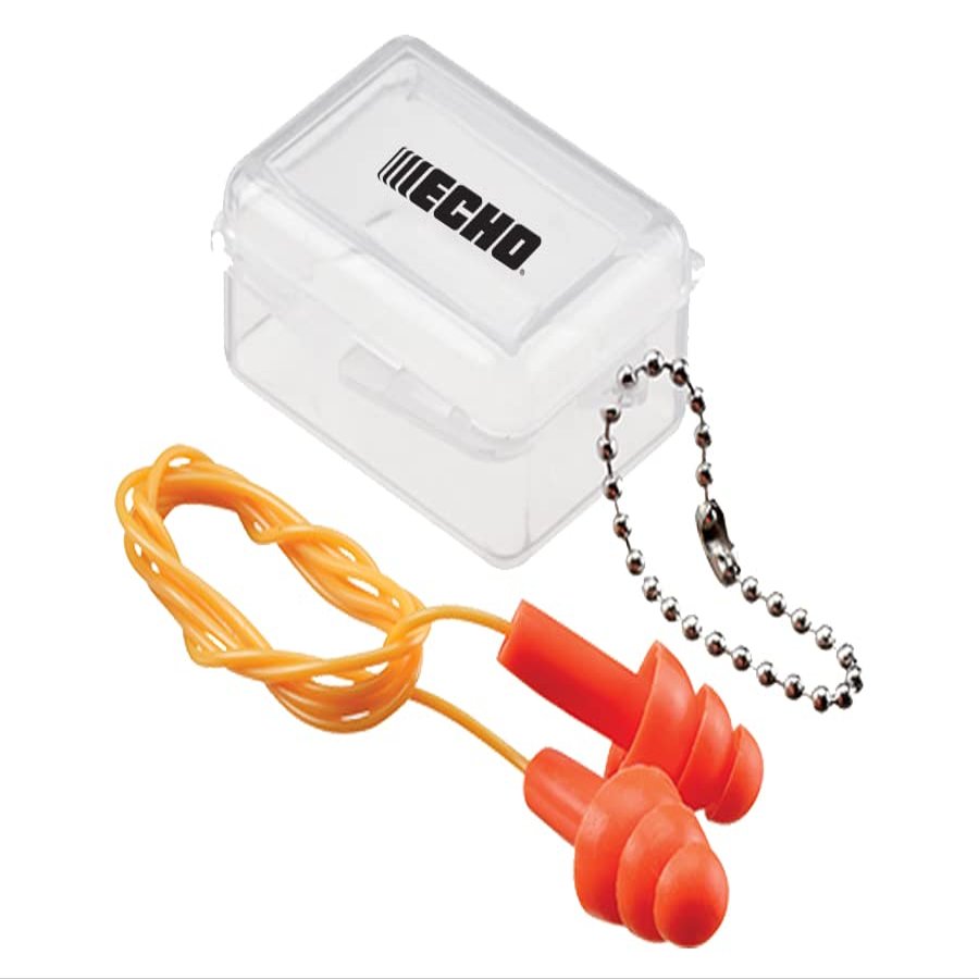 Echo & SHINDAIWA Genuine 103942210 Ear Plugs NRR24/STORAGE CASE New OEM Factory Package