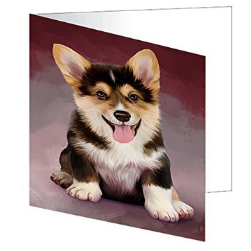 Pembroke Welsh Corgi Dog Note Card (10)