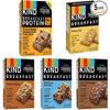 Kind Breakfast Bars New Variety 5 Pack. 1 Box of each: Dark Chocolate, Honey Oat, Peanut Butter, Almond Butter. Total of 40 Bars view 2