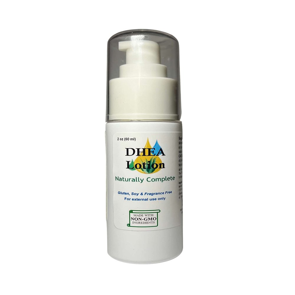 Naturally Complete DHEA for Men and Women 2 oz. Pump Bottle | Non-GMO and Unscented