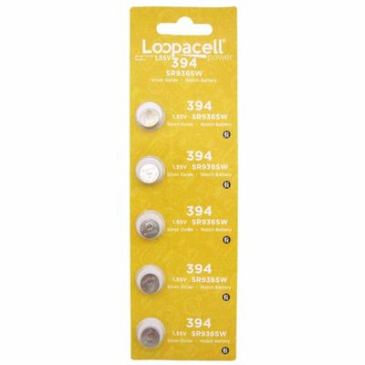 LOOPACELL 5 394-380 Button Cell Batteries 394 OX
