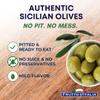 Frutto d'Italia Green Pitted Olives in Pouch, Unflavored 1.1 Ounce (Pack of 10) view 3