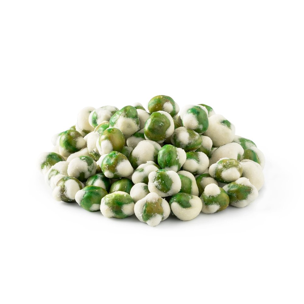 NUTS U.S. - Wasabi Coated Green Peas | Vegan | Premium Quality | Crunchy & Spicy Roasted Flavor | Packed in a Resealable Bag!!! (1 LB)
