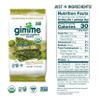 Gimme Seaweed Organic Premium Roasted Seaweed Snacks, Extra Virgin Olive Oil, 20 Count, Keto, Vegan, Gluten-Free, Great Source of Omega3s and Iodine, Healthy On-The-Go Snack for Kids and Adults view 2