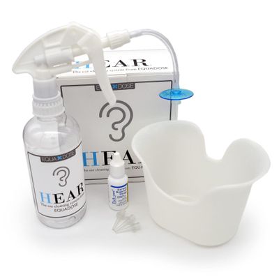 EQUADOSE Hear Earwax Removal Kit, Complete Ear Cleaning System for Effective Wax Removal, Safe Irrigation Tool for Gentle Ear Care, Professional Cleaner with Accessories for Adults and Kids