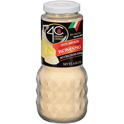 4C Romano Grated Cheese 6 oz. (Pack of 3)