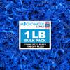 MagicWater Supply Crinkle Cut Paper Shred Filler-1LB Sky Blue-Decorative & Protective Packaging for Bridesmaid Gifts & Bridesmaid Proposal Gifts Holiday Stuffers Birthdays Wedding & Anniversaries view 1