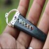 Jet Tourmaline Flat Chakra Pendant 2 inch Approx. Jet International Healing Spiritual Divine India Crystal Therapy Gift New Year Christmas Image is JUST A Reference view 2
