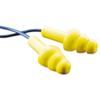 3M Multiple Use E-A-R UltraFit Triple Flange Foam Metal Detectable Corded Earplugs view 1