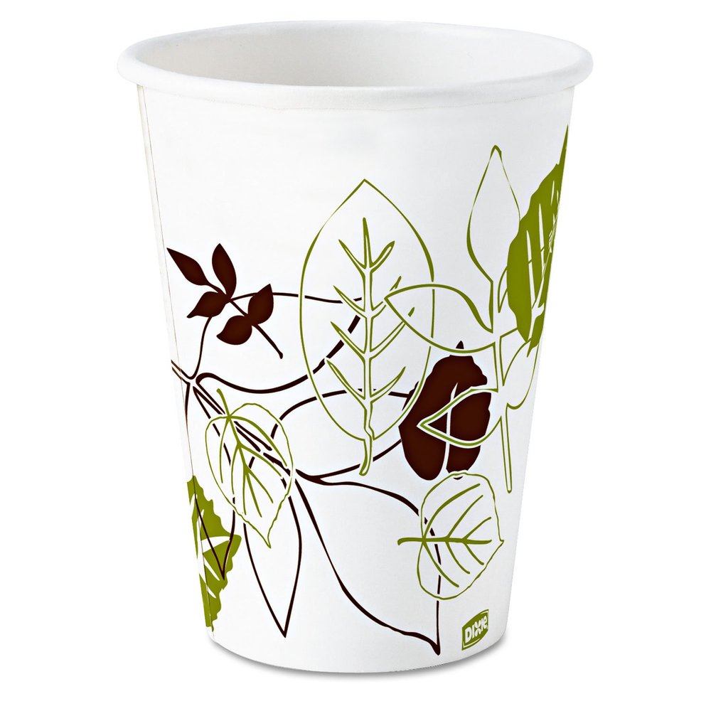 Pathways Paper Hot Cups, 8oz, 1000/carton