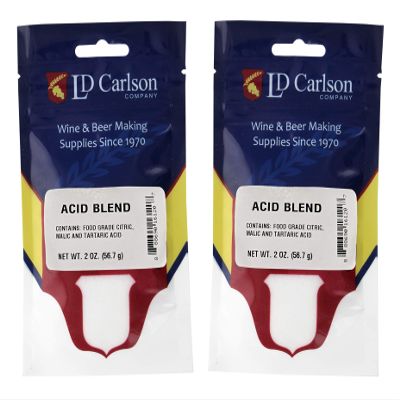 Home Brew Ohio HOZQ8-070 Acid Blend, 2 oz., White - 2 Pack