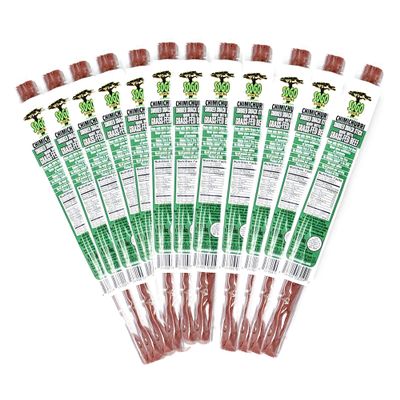 Chimichurri, Sogo Snacks, No Sugar, 100% Grass-fed & Grass-finished, Non-GMO Beef Sticks. No Added Nitrates, Gluten, Soy, MSG, Dairy, Nuts. Keto, Whole, Paleo Friendly (Chimichurri, 1-oz, 48 Count)