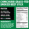 Chimichurri, Sogo Snacks, No Sugar, 100% Grass-fed & Grass-finished, Non-GMO Beef Sticks. No Added Nitrates, Gluten, Soy, MSG, Dairy, Nuts. Keto, Whole, Paleo Friendly (Chimichurri, 1-oz, 48 Count) view 2