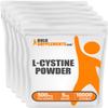 BulkSupplements.com L-Cystine Powder - L-Cystine 500mg, L-Cystine Supplement, Amino Acid Supplement - for Immune Support, Gluten Free, 500mg per Serving, 5kg (11 lbs) (Pack of 5) view 1