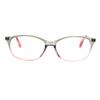 JuicyOrange Womens Magnified Reading Glasses Oval Rectangular Frame Gray Pink +3.50 view 2