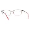 JuicyOrange Womens Magnified Reading Glasses Oval Rectangular Frame Gray Pink +3.50 view 3